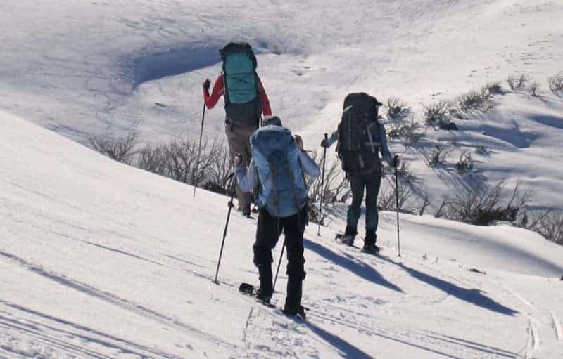 Skiers at Pretty Valley