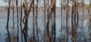 Reflections in a lake in Hattah-Kulkyne National Park