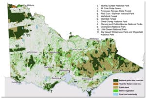 Western woodlands and forests of Victoria